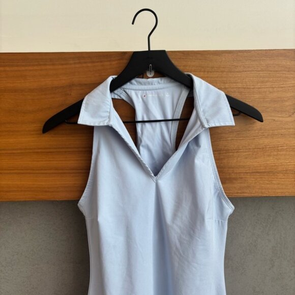 Abercrombie & Fitch Traveler Polo Dress Athletic in Blue, Size S - Picture 2 of 8